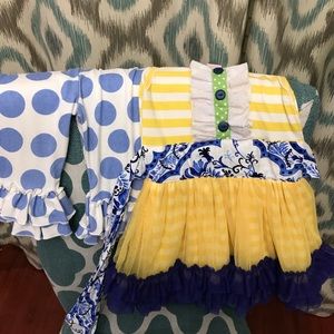Girls 4T Tunic and Short Set